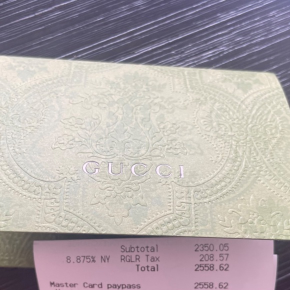 Like new!! Worn twice! Gucci mini Marmont - Picture 6 of 6